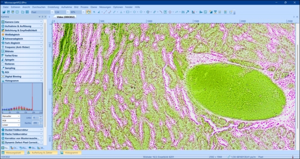 Software KERN Optics OXM 902 VIS Pro 2.0 Captura de ecrã 