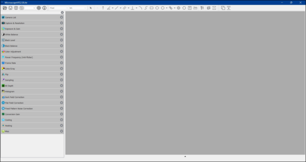 Software KERN Optics OXM 903 VIS Lite 2.0 Captura de ecrã 