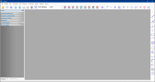 Software KERN Optics OXM 904 S-Viewer Captura de ecrã 