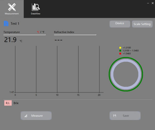 Software KERN Optics OXR 903 Basic Schermata 