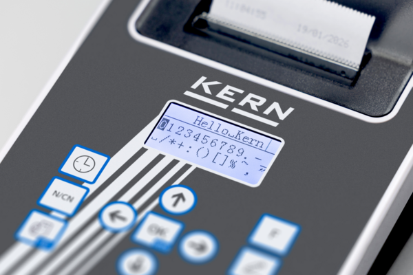 Imprimante à aiguilles KERN YKT-01 Image détaillée Écran