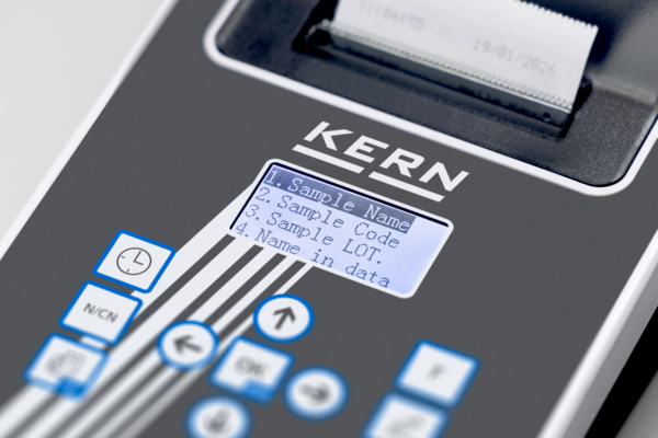 Imprimante à aiguilles KERN YKT-01 Image détaillée Écran