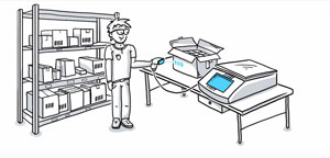 KERN vous montre comment faire – Inventaire et contrôle de réception de marchandises avec les balances de comptage KERN