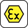 ATEX explosion protection: Suitable for use in hazardous industrial environments, in which there is explosion danger. The ATEX marking is speciﬁed  for each device.
